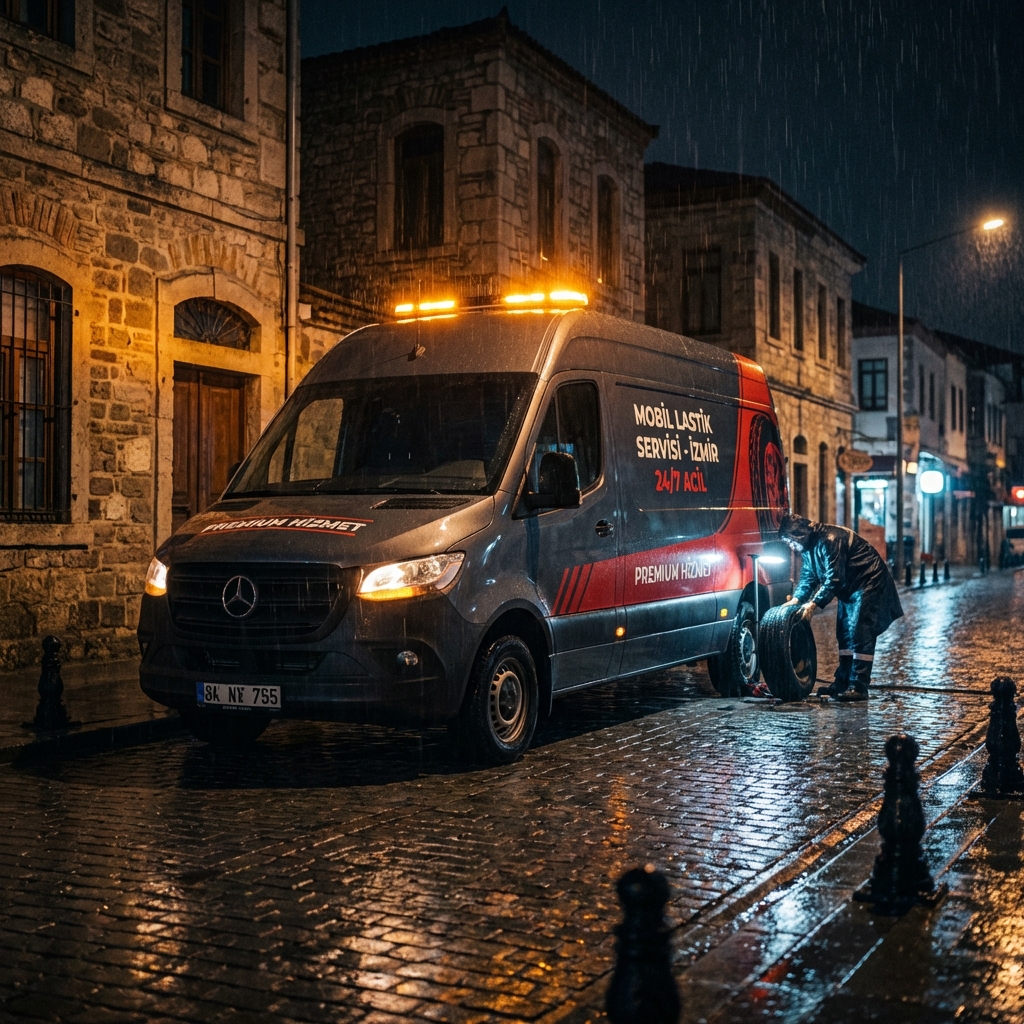 İzmir gece açık lastikçi mobil servis